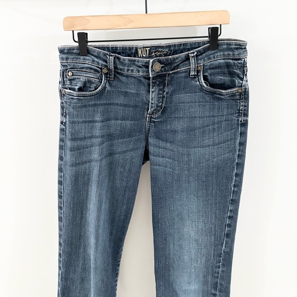 Kut From The Kloth Straight Leg Jeans Size 8 - Picture 3 of 6